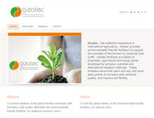 Tablet Screenshot of gizatec.com